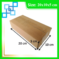 hộp carton 20x10x5, 20x10x5